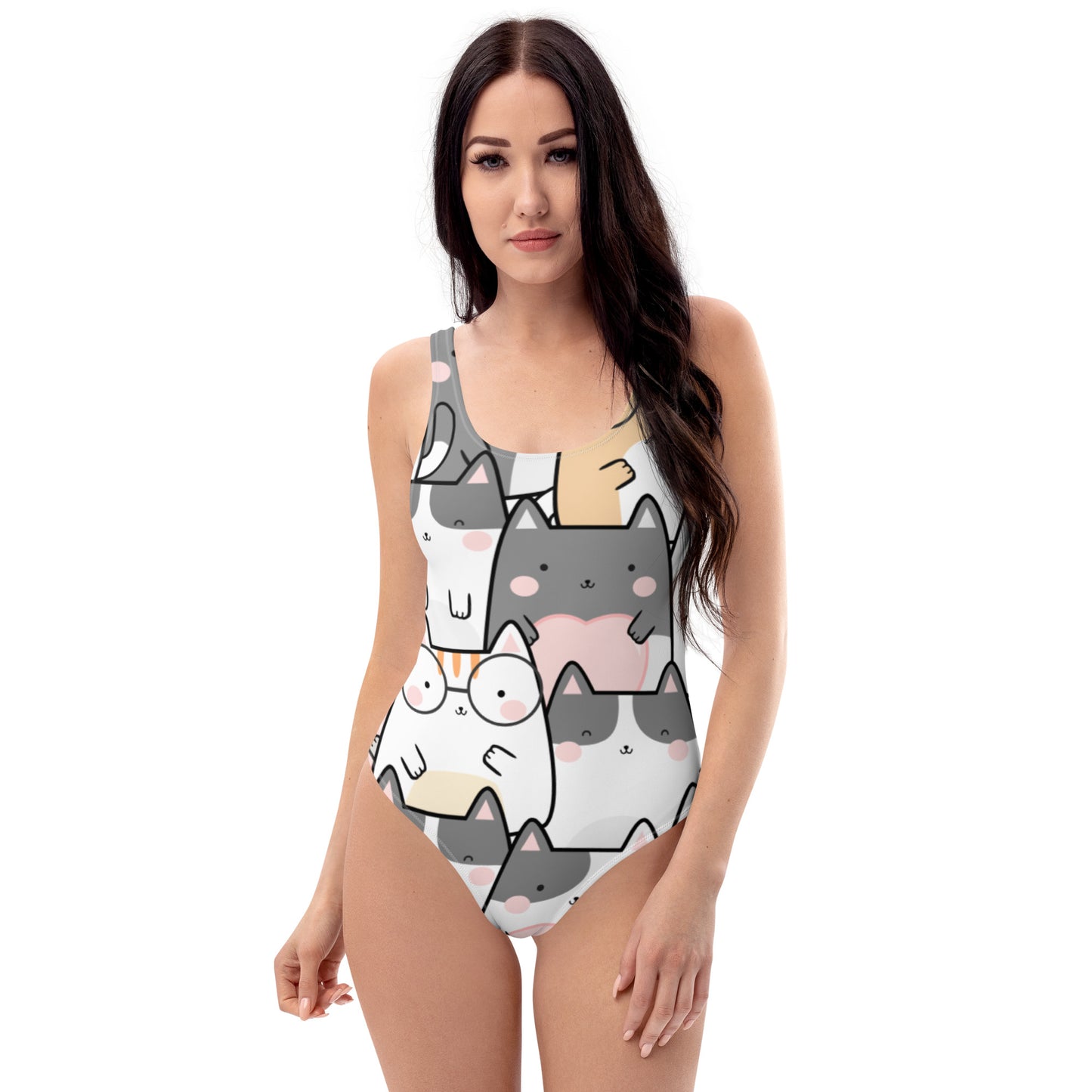 Cute Kittens One-Piece Swimsuit