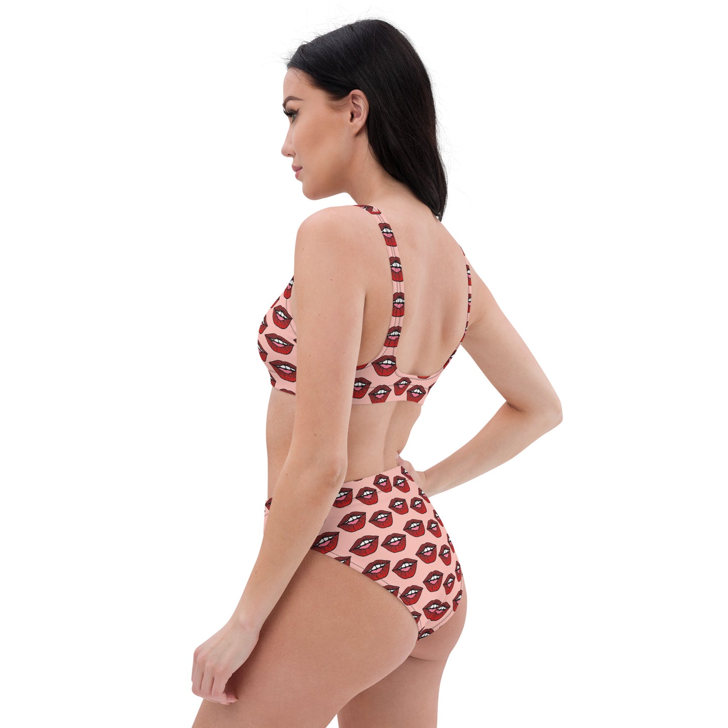 Sexy Lips Recycled High-Waisted Bikini