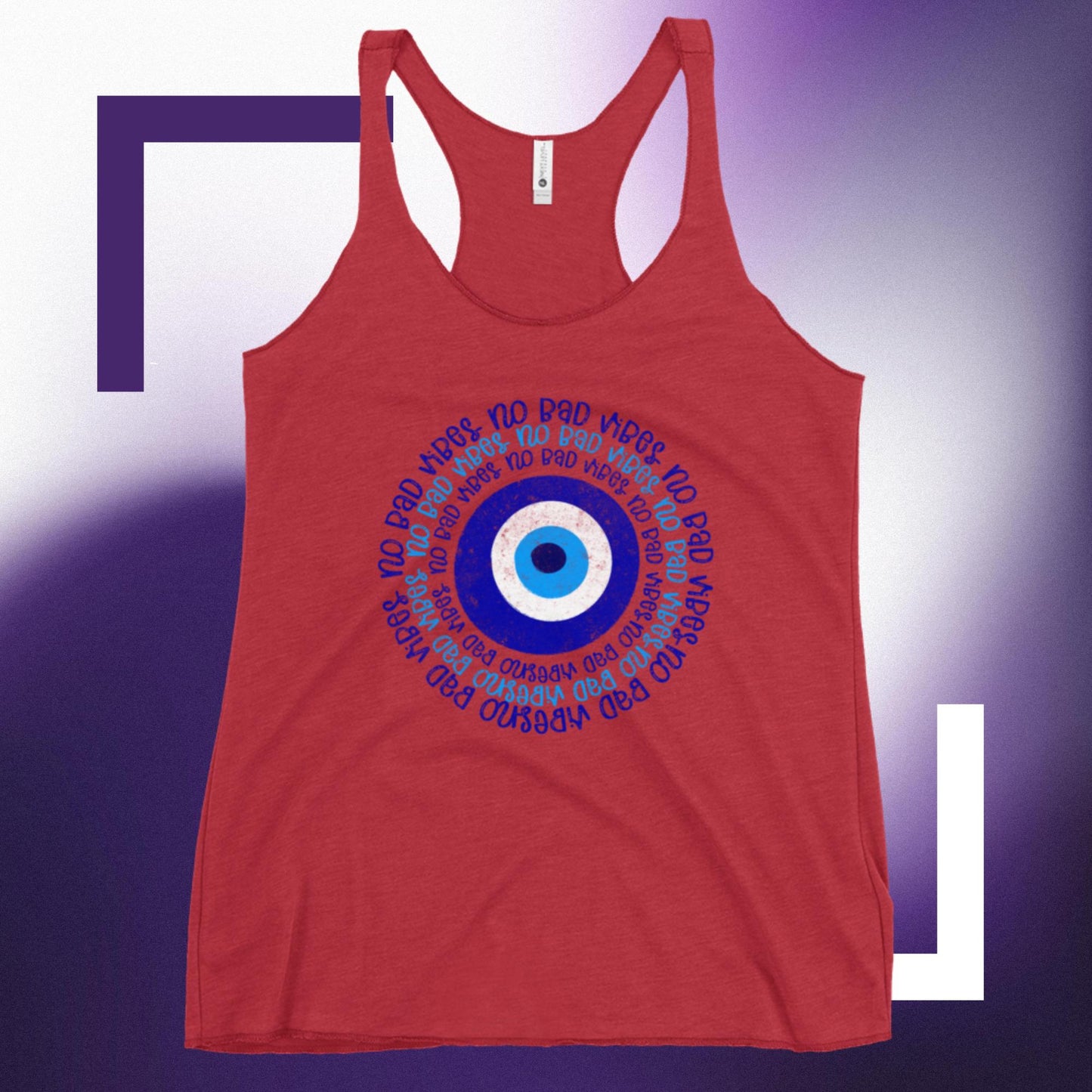 No Bad Vibes Racerback Tank